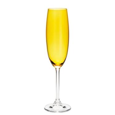 Imagem de Conjunto 6 taças Cristal p/champanhe gastro/colibri Topazio 220ml - Bo
