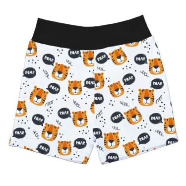 Imagem de Short de Bebê Tigre Preto Malha - Batistela Baby, P