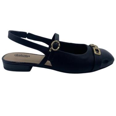 Imagem de Sapato Dakota Slingback com Detalhe Preto 0071, Preto, 36