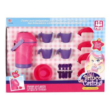 Imagem de Kit Infantil - Eu Brinco de Casinha - Café com Bolinho - Nig Brinquedo