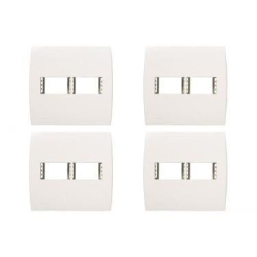 Imagem de Kit C/4 - Placa Soprano Ilus 4X4 (2 Modulos Horizontal) 5.