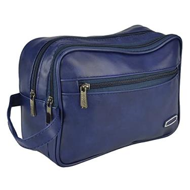Imagem de Necessaire Masculina Frasqueira Viagem Classic Azul CBRN20225