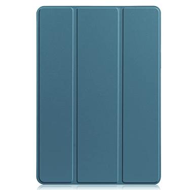Imagem de Caso ultra slim Para SumSung Galaxy Tab S7 11 Polegada 2020 T870 / 875 Tablet Case Capa, Soft Tpu. Capa de proteção com auto vigília/sono Capa traseira da tabuleta (Color : Dark green)