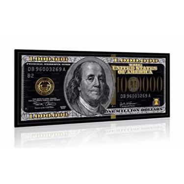 Imagem de Genérico Quadro Decorativo de Acrílico Cristal com Moldura 2x2cm, 130x60 cm, para Sala, Escritório e Quarto