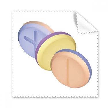Imagem de Produtos de cuidados com a saúde, estampa de pílulas, pano de limpeza, pano de limpeza, 5 peças