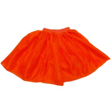 Imagem de Saia De Tule Infantil Laranja Tamanho Único