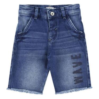 Imagem de Shorts Look Jeans Moletom Jeans - Unica - 01