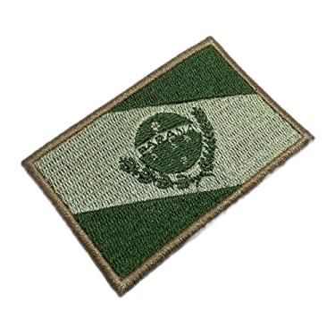 Imagem de BE0174T03 Bandeira Paraná Brasil Patch Bordado Termo Adesivo