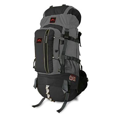 Imagem de 0068 - Mochila cargueira Crampon 68 - Cinza com Preto