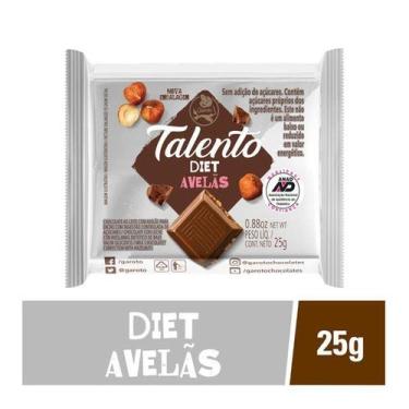 Imagem de Chocolate Talento Com Avelãs Diet Garoto 25G