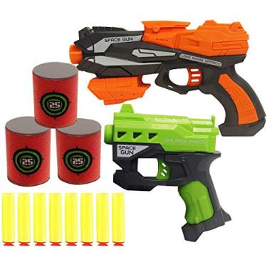 Imagem de Kit Pistolas Air Gun com Munições e Alvos Zoop Toys