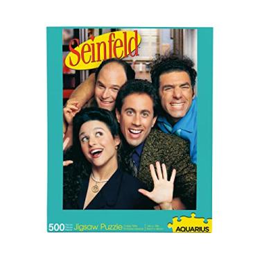 Imagem de AQUARIUS Quebra-cabeça do grupo Seinfeld (Quebra-cabeça de 500 peças) – Sem brilho – Ajuste preciso – Praticamente sem poeira de quebra-cabeça – Mercadoria oficialmente licenciada Seinfeld e colecionáveis – 35 x 48 cm