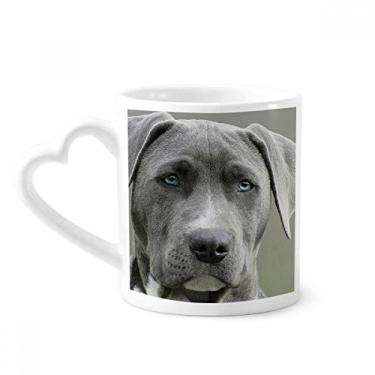 Imagem de Caneca com imagem de animal de estimação de cachorro bonito caneca de cerâmica copo de coração de vidro