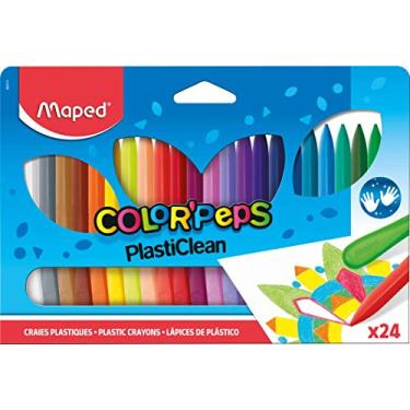 Imagem de Giz de Plástico Color Peps, Maped 45, Multicor Estojo 24 Cores