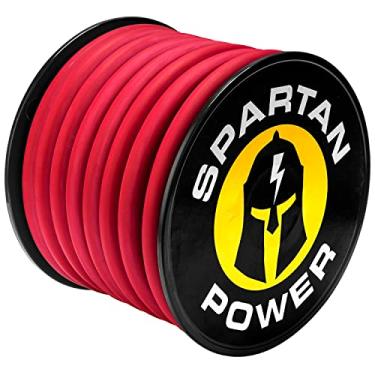 Imagem de Spartan Power Cabo de solda e bateria de carro - Fio de cobre de grau automotivo a granel DIY - 600 volts, 6 AWG, 15 pés, vermelho