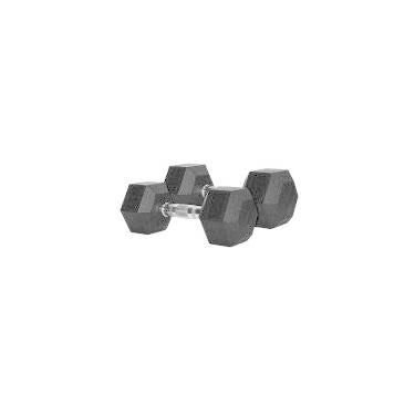 Imagem de Dumbbell sextavado Cromado 25lb - Unidade