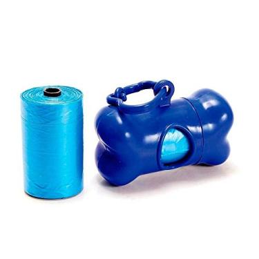 Imagem de São Pet Kit Porta Saquinhos Coletores Dois Rolos Azul