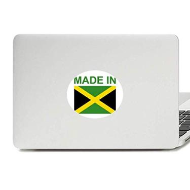 Imagem de Adesivo de notebook com emblema de vinil Made in Jamaica Country Love