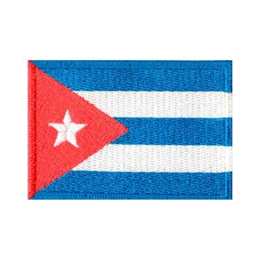 Imagem de Patch Bordado - Bandeira De Cuba BD50074-323 Termocolante Para Aplicar