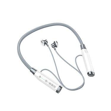 Imagem de Novo A12 A12 Bluetooth Compatível 5.0 Headset, montado no pescoço em espera semi-em-ouvido NeckBand Wireless Fones de ouvido, 9D Stereo Quality Headset Fones de ouvido para esportes em execução