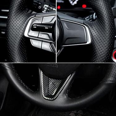 Imagem de OZEQO Capa de volante de carro de couro preto, para Citroen C3 C3-XR 2015-2019 C4 2016-2019 Peugeot 408 2014-2019 Traveler 2016-2019