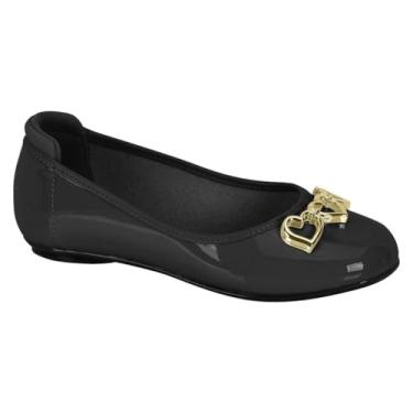 Imagem de Sapatilha Infantil Menina Casual Verniz Com Corações Molekinha 2083.1012