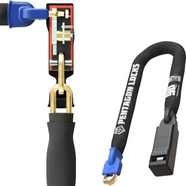 Imagem de PENTAGON Cadeado de corrente de bicicleta – Trava magnética patenteada resistente antifurto para bicicletas, scooters e motocicletas – Ferramenta mestre de segurança máxima (90 cm)
