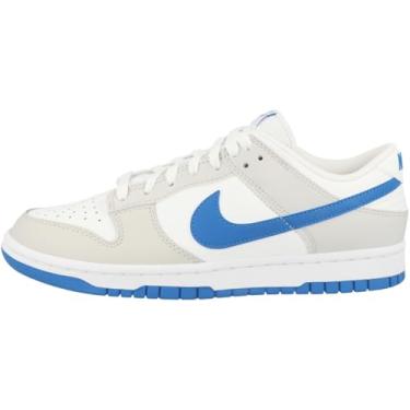 Imagem de Nike Tênis masculino Nike Dunk Low Retrô, Summit Branco Foto Azul Platinum Tint, 40