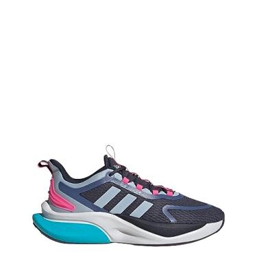 Imagem de adidas Alphabounce feminino, Azul marinho/azul maravilha/ciano lúcido, 42