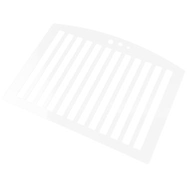 Imagem de SHINEOFI Modelo de estêncil de linha reta, estêncil de desenho de linha, modelo de escrita, estêncil guia de letras, régua de medição de escala de papel para cartão de papel
