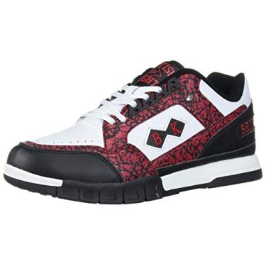 Imagem de British Knights Metros Oxford Tênis masculino, Preto/Vermelho/Branco, 39