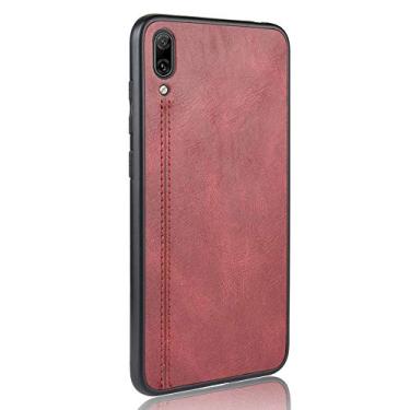 Imagem de Capa para celular Huawei Enjoy 9 Capa protetora robusta 360° Capa de couro suave para Huawei Enjoy 9