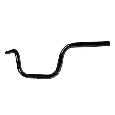 Imagem de Guidao Curvo Ferro Cg 180 Alto Preto - BICILEVES