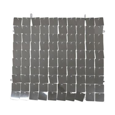 Imagem de Painel Mágico Decorativo Lantejoula Shimmer Wall Prateado - Open Star,