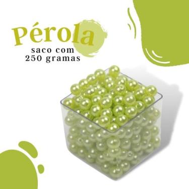 Imagem de Pérola Amarelo Bebê 10Mm Pacote Com 250 Gramas - Nybc