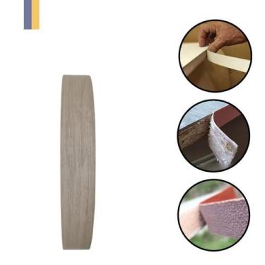 Imagem de Fita de Borda Pvc Para Madeira Veredas Greenplac 22mm x 5m Moveis Acab