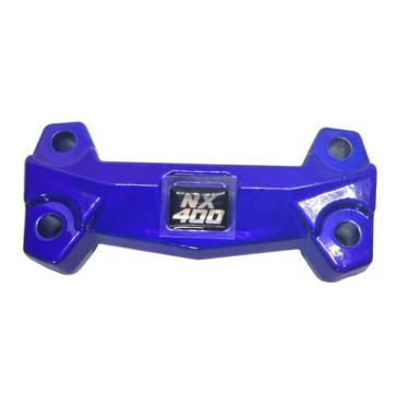 Imagem de Cadeado Mesa Fixador Guidão Honda Nx 400 Falcon - Azul - MMB