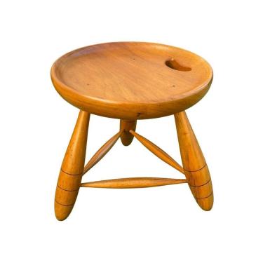 Imagem de Banco Mocho Sérgio Rodrigues Madeira Maciça Sudeste Rústico