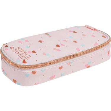 Imagem de Estojo tecido box mini academie coracao met - TILIBRA