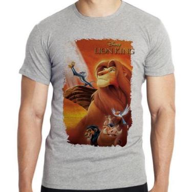 Imagem de Camiseta Rei Leão Simba Blusa criança infantil juvenil adulto camisa t