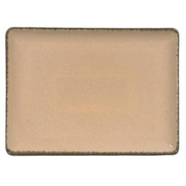 Imagem de TRAVESSA PORCELANA 27X20cm COR PESSEGO FLORARTE ORGANIC - Flor Arte