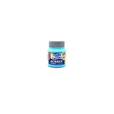 Imagem de Tinta Para Tecido Fosca 37ml - Acrilex artesanato,  TURQUESA 37ML 577