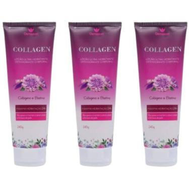 Imagem de LOÇÃO COLAGENO E ELASTINA CORPORAL COLLAGEN 240gr DEMAZON KIT 03 UND