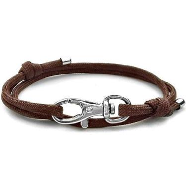 Imagem de Pulseira Masculina De Corda Prata - Gafeno Acessórios, M