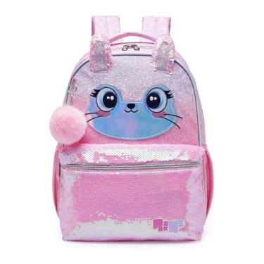 Imagem de Mochila Escolar Infantil Pacific Pack Me Cute Rosa - 998AE-Feminino