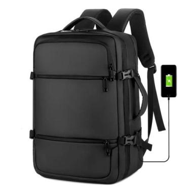 Imagem de Mochila Bolsa Masculina Reforçada Grande Escolar Faculdade  - Mebusque