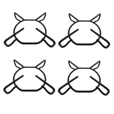 Imagem de Kit grelha trempe para fogão cooktop tramontina - 4 bocas