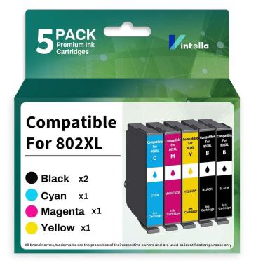 Imagem de Cartuchos de tinta Vintella Remanufaturados Epson 802XL 802 T802XL T802