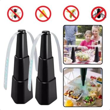 Imagem de Kit Com 2 Espanta Mosca Ventilador Repelente Mosquito Mesa - Top Casa