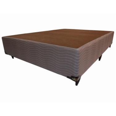 Imagem de Base Box para Colchão de Casal Ortobom New Magestic 41x138x188cm - Marrom